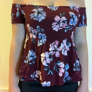 Off the shoulder shirt